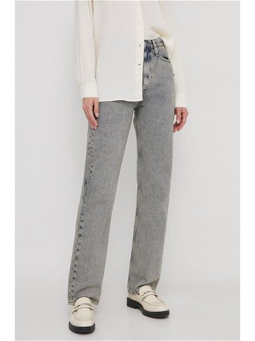 Džíny Calvin Klein Jeans dámské high waist J20J222455