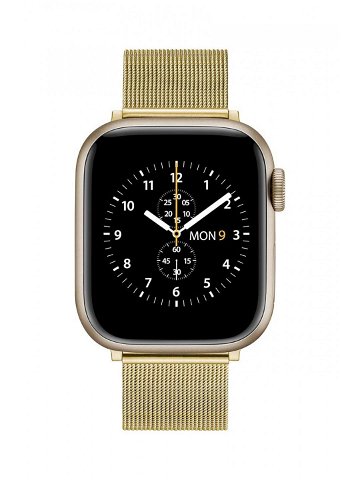Řemínek pro apple watch Daniel Wellington Smart Watch Mesh strap G 18mm zlatá barva