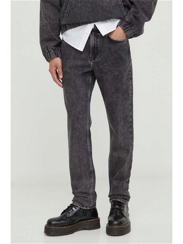 Džíny Karl Lagerfeld Jeans pánské šedá barva