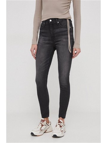 Džíny Calvin Klein Jeans dámské černá barva J20J222149