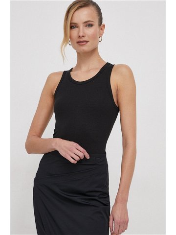 Top Calvin Klein dámský černá barva K20K206406