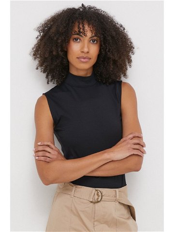Body Calvin Klein dámské černá barva s pologolfem K20K206900