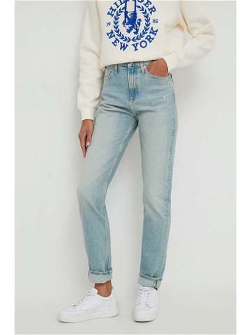 Džíny Calvin Klein Jeans dámské high waist J20J222864