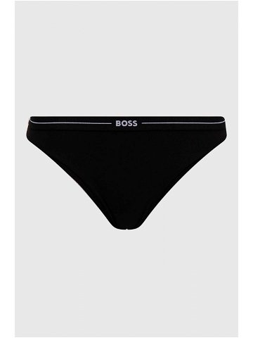 Kalhotky BOSS 3-pack černá barva 50510016