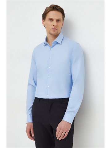Košile Calvin Klein pánská slim s klasickým límcem K10K112299