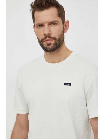 Bavlněné tričko Calvin Klein černá barva K10K112749