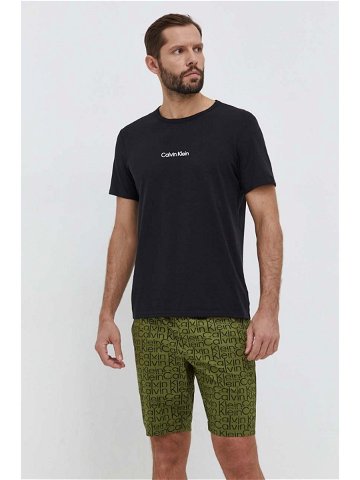 Pyžamo Calvin Klein Underwear zelená barva 000NM2183E