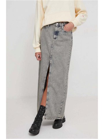 Džínová sukně Calvin Klein Jeans maxi J20J222869