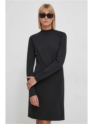 Šaty Calvin Klein černá barva mini K20K206466