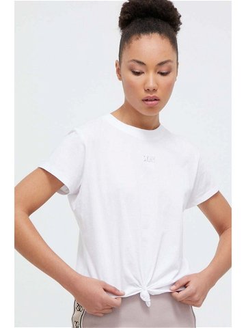 Bavlněné tričko Dkny bílá barva DP3T8521