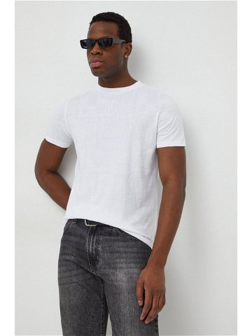 Bavlněné tričko Karl Lagerfeld bílá barva 541224 755060