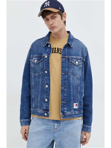 Džínová bunda Tommy Jeans pánská přechodná DM0DM18242