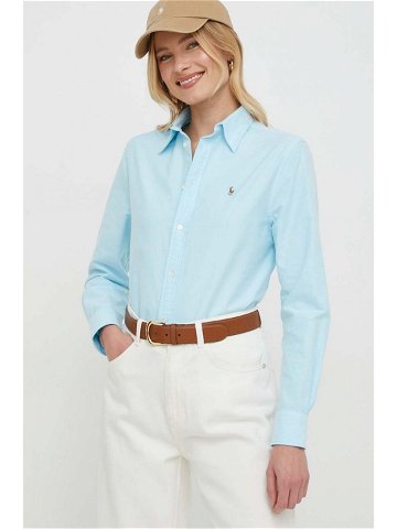Bavlněná košile Polo Ralph Lauren relaxed s klasickým límcem
