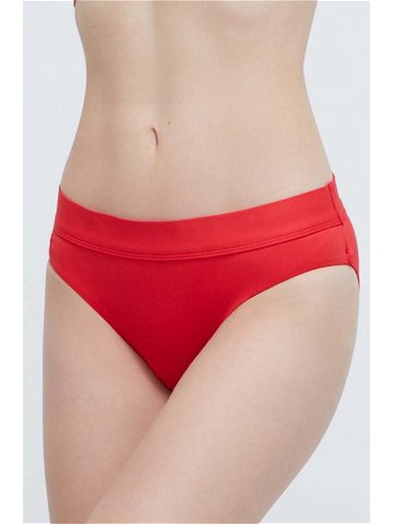 Plavkové kalhotky Lauren Ralph Lauren červená barva 20401155