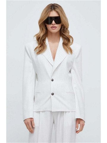 Sako Versace Jeans Couture bílá barva 76HAQ700 N0335