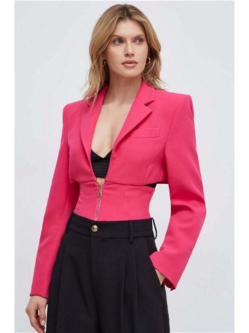 Sako Versace Jeans Couture růžová barva 76HAQ701 N0103