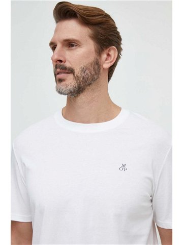 Bavlněné tričko Marc O Polo 2-pack bílá barva