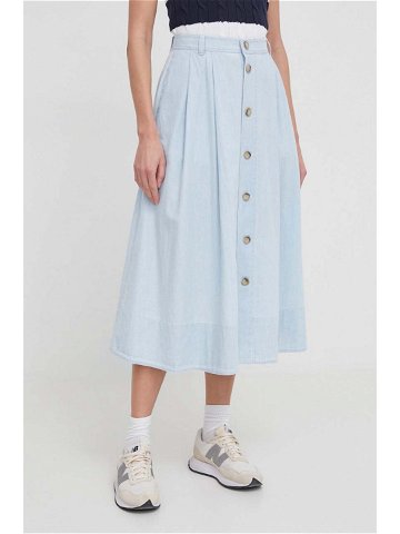 Džínová sukně Polo Ralph Lauren midi áčková 211924809