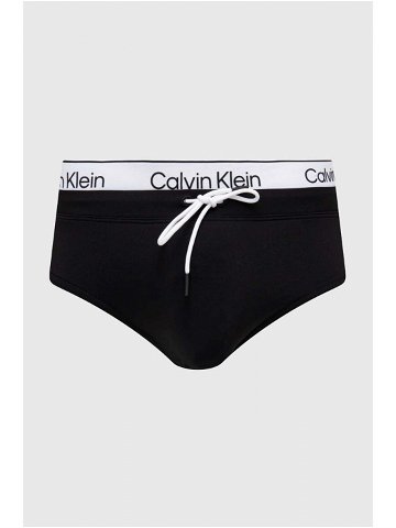 Plavky Calvin Klein černá barva KM0KM00959