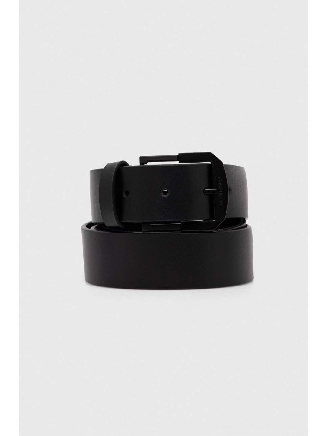 Kožený pásek Calvin Klein pánský černá barva K50K511759