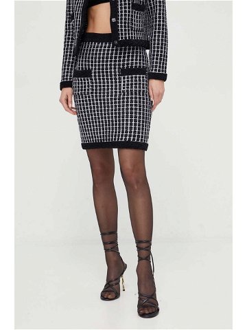 Sukně Karl Lagerfeld černá barva mini