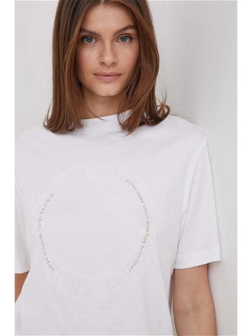 Bavlněné tričko Calvin Klein bílá barva K20K206626