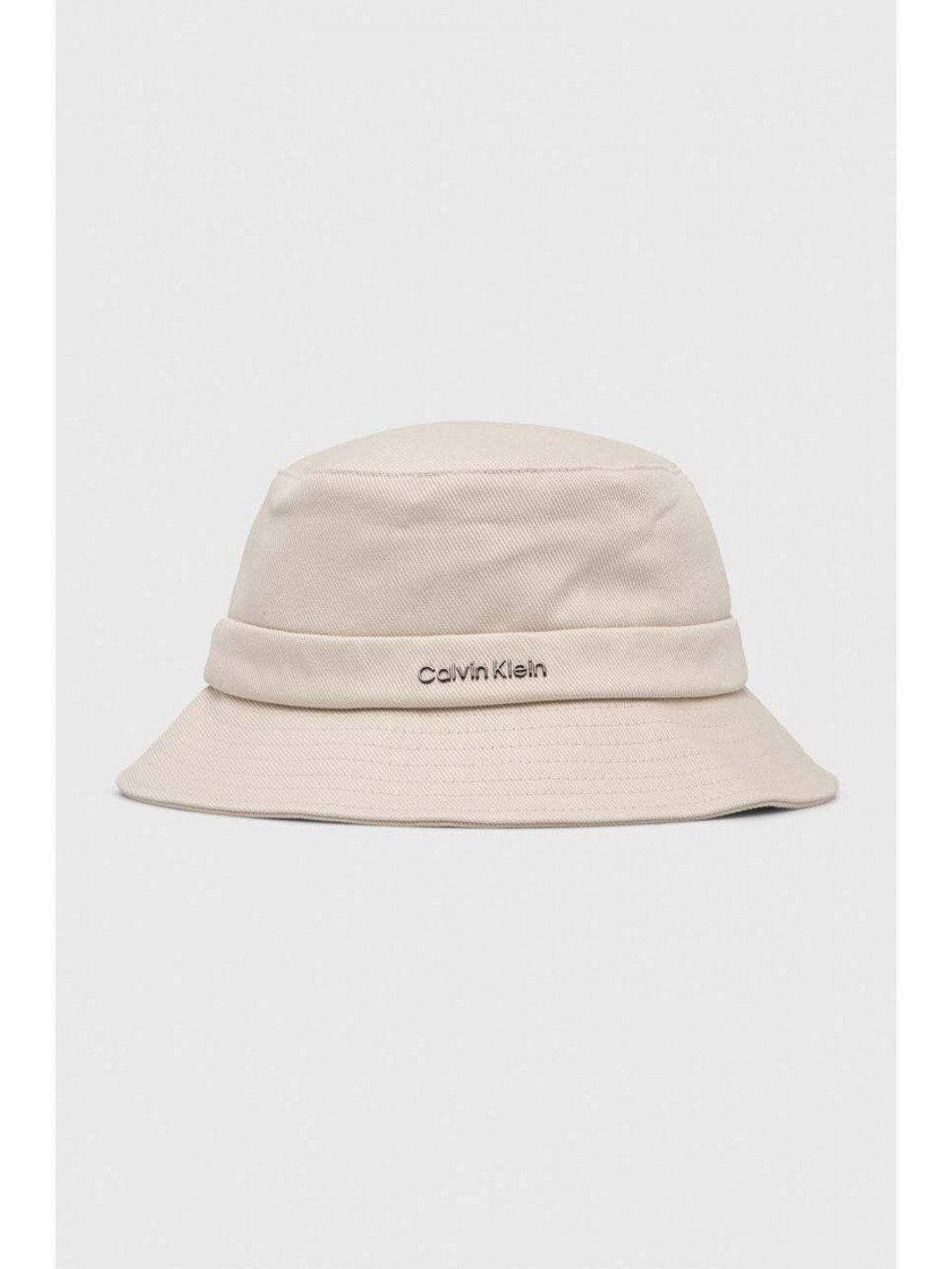 Bavlněná čepice Calvin Klein béžová barva K60K611872