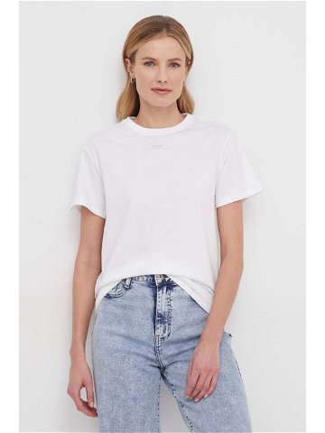 Bavlněné tričko Calvin Klein bílá barva K20K206629