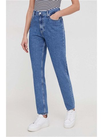 Džíny Calvin Klein Jeans dámské high waist J20J222766