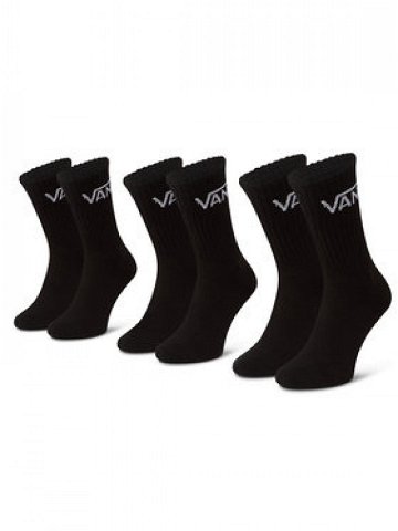 Vans Sada 3 párů vysokých ponožek unisex Mn Classic Crew VN000XRZ Černá