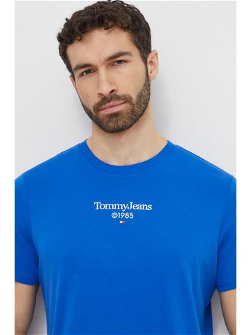 Bavlněné tričko Tommy Jeans s potiskem DM0DM18569