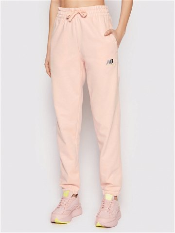 New Balance Teplákové kalhoty Unisex UP21500 Růžová Athletic Fit