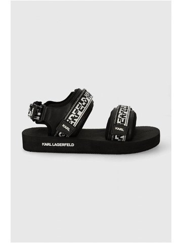 Sandály Karl Lagerfeld ATLANTIK pánské černá barva KL70511