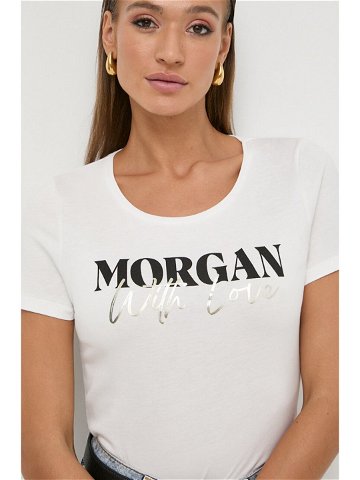 Tričko Morgan béžová barva