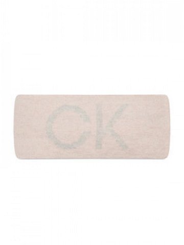 Calvin Klein Textilní čelenka Elevated Monogram K60K609962 Růžová
