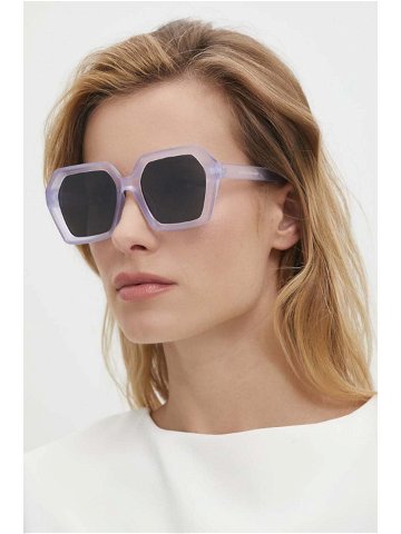 Sluneční brýle Answear Lab dámské bílá barva