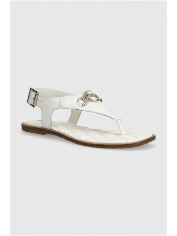 Kožené sandály Barbour Vivienne dámské bílá barva LFO0682WH12