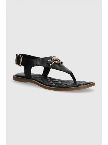 Kožené sandály Barbour Vivienne dámské černá barva LFO0682BK12