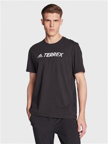 Adidas T-Shirt Terrex Classic Logo HF3286 Černá Regular Fit