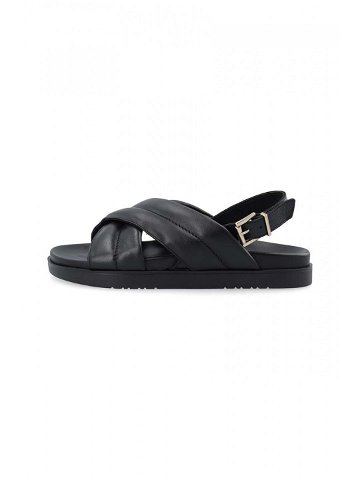 Kožené sandály Bianco BIASILJE dámské černá barva 11201355