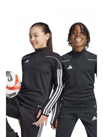 Dětské tričko s dlouhým rukávem adidas Performance TIRO23L TR TOPY černá barva s aplikací