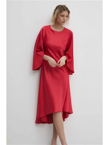 Šaty Answear Lab červená barva mini