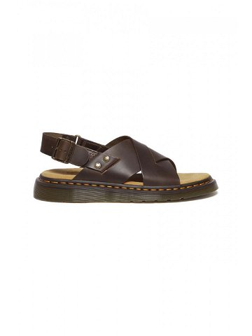 Kožené sandály Dr Martens Zane hnědá barva DM31577375