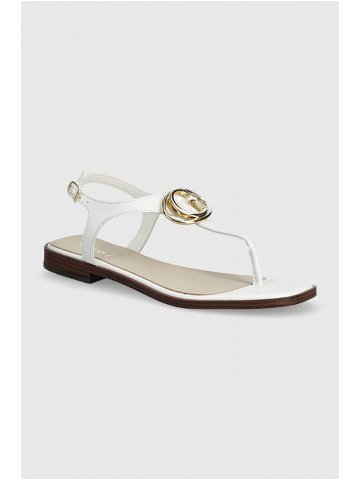Kožené sandály Guess MIRY dámské bílá barva FLJMIR LEA03