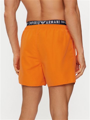 Emporio Armani Underwear Plavecké šortky 211740 4R432 00262 Oranžová Regular Fit