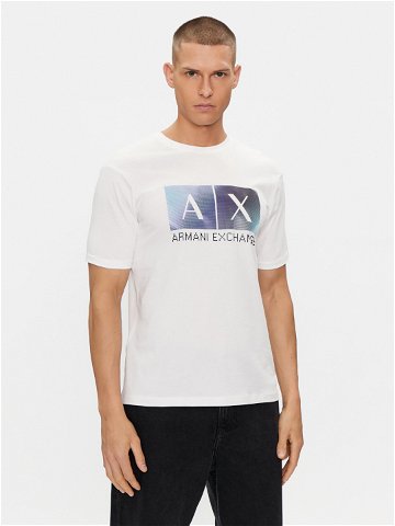 Armani Exchange T-Shirt 3DZTJB ZJBYZ 1116 Bílá Regular Fit