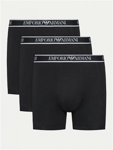 Emporio Armani Underwear Sada 3 kusů boxerek 111473 4R717 21320 Černá