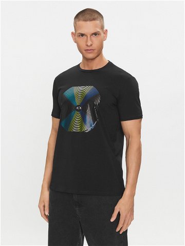 Armani Exchange T-Shirt 3DZTJK ZJE6Z 1200 Černá Regular Fit