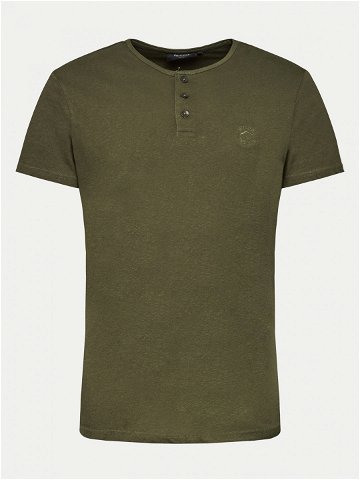 INDICODE T-Shirt Bosse 41-001 Zelená Regular Fit