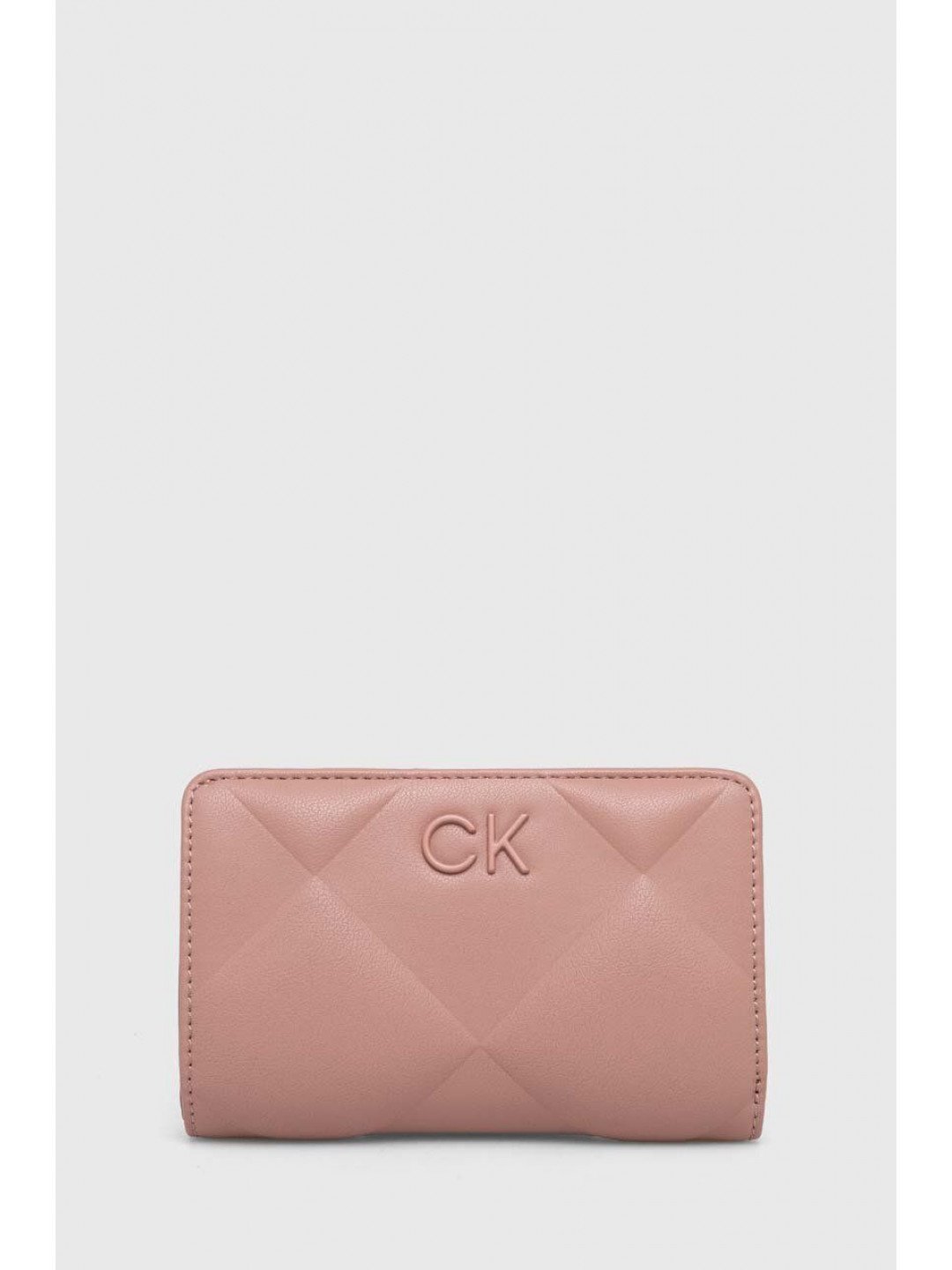 Peněženka Calvin Klein růžová barva K60K611374